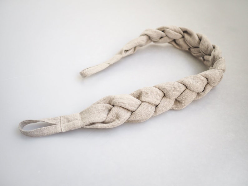 Braided Linen Curtain Hold-back Made of Heavy Linen (280 G/m2 ...