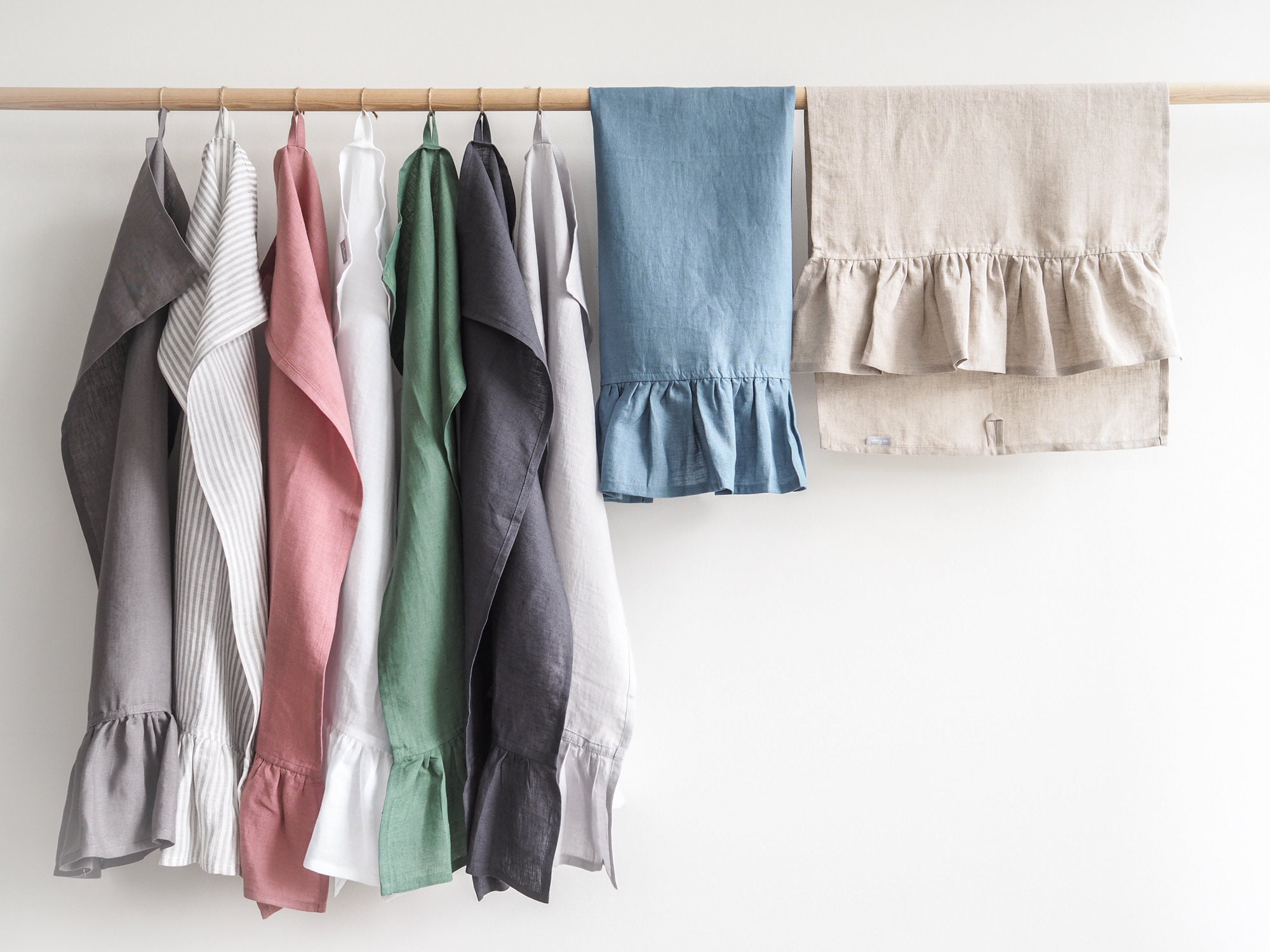 Set Di 10 Strofinacci Da Tè | Asciugamano Asciutto | Asciugamani Multiuso A Scacchiera Rossa - Foto 7