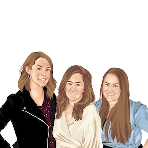 Personalized Vector Cartoon Family Portrait: Custom Digital Illustration for Couples and Individuals