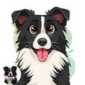 Custom cartoon pet portrait ,Cartoon style digital art, Personalized cartoon character art, Hand-drawn cartoon art