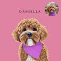 Custom Pet Cartoon Portrait | Dog Cat Vector Illustration (Digital File)