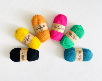 Alpaca Wool gift box set VIVID Superfine Peruvian Alpaca Wool Blend 4ply knitting crochet Yarn Oeko-Tex standard assorted colours 6x50g