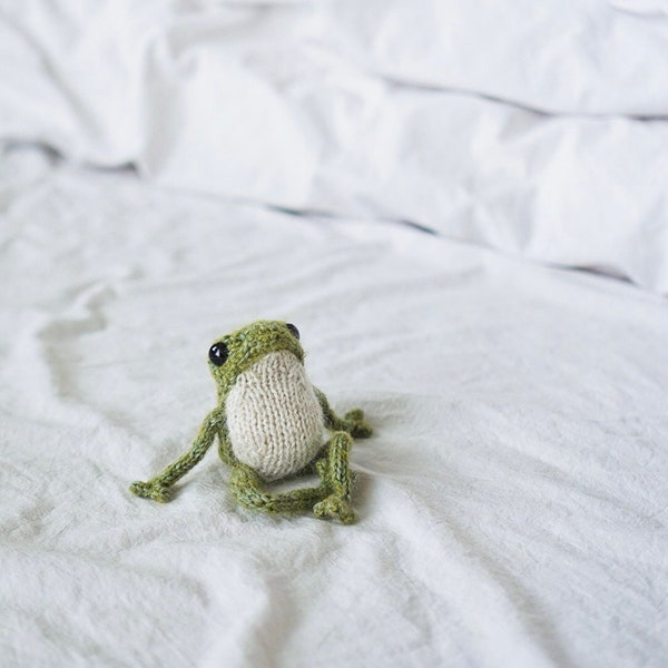 Five Frogs Knitting Kit: Claire Garland Collaboration, DIY Knit Toy