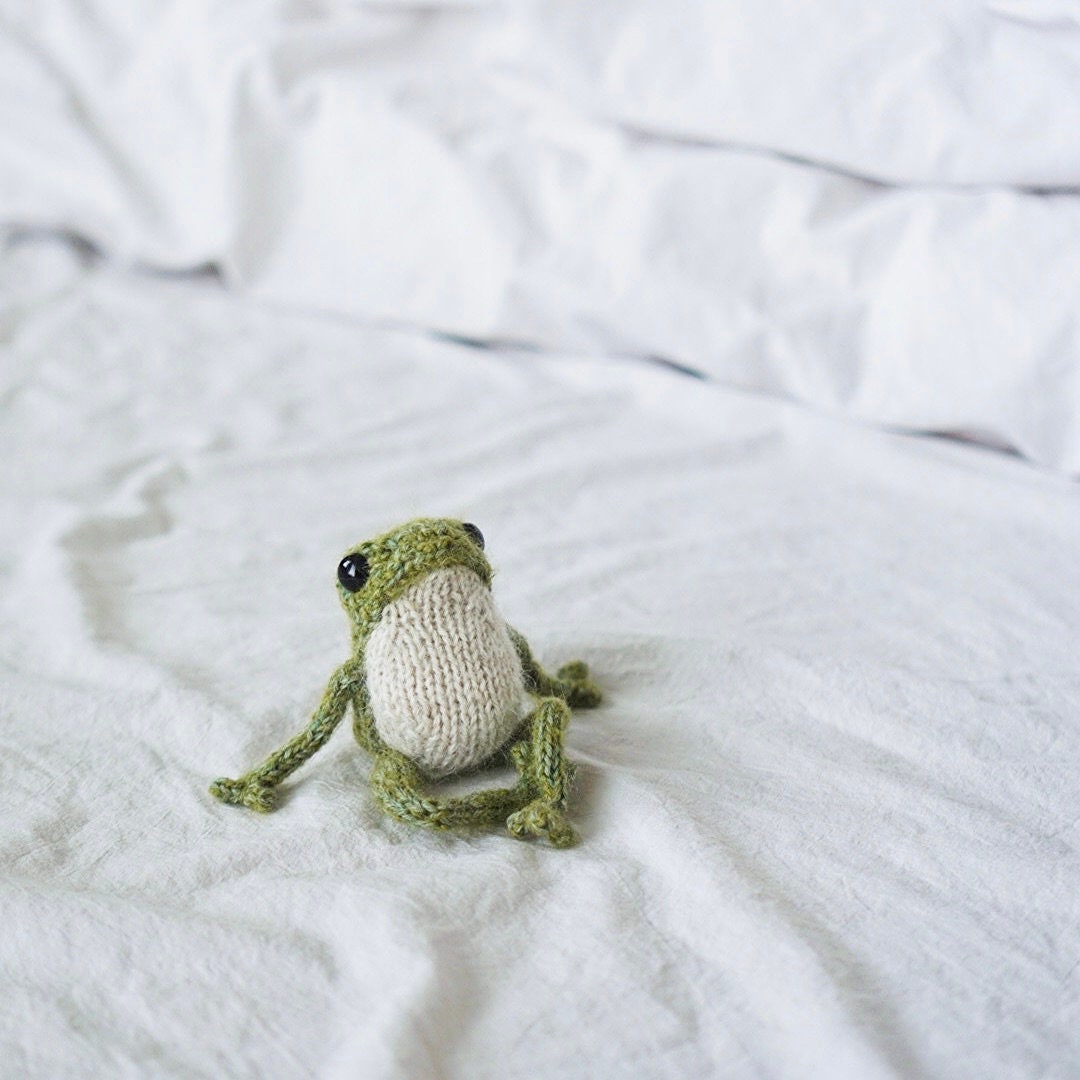 Five Frogs Knitting Kit: Claire Garland Collaboration, DIY Knit