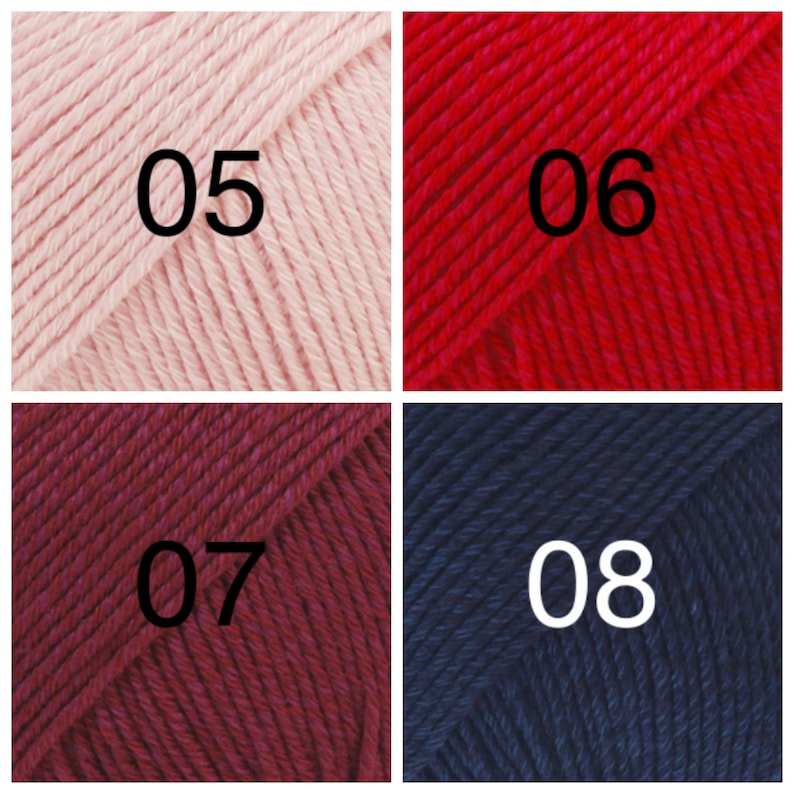 Cotton Merino yarn Garnstudio DROPS design DK Knitting wool Etsy