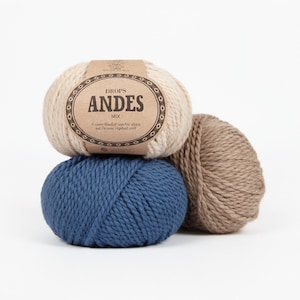 Chunky Alpaca yarn! Garnstudio DROPS design Andes - 35% alpaca 65 wool super chunky bulky - 100 grams