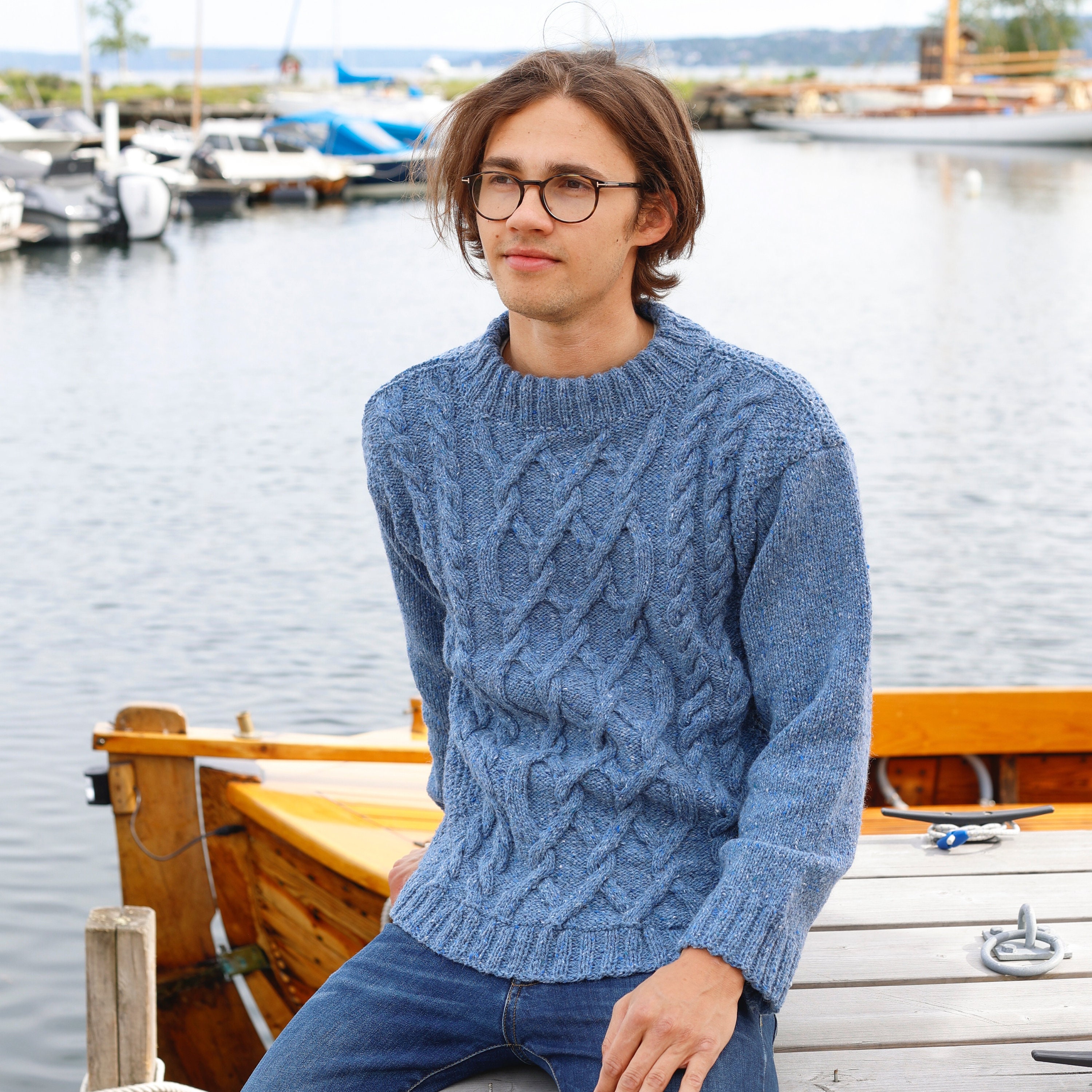 Matching Sweater KNITTING KIT Sailor's Knots Men's - All You Matching Sweater KNITTING KIT Sailor's Knots Men's - All You
