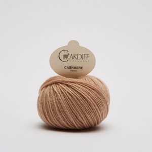 2024 New Shades Cardiff Cashmere yarn dk Classic 100% made in Italy ethical sustainable luxury knitting crochet wool image 1