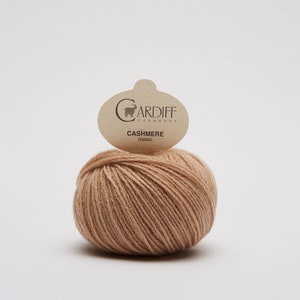 2025 new collection Italian Pure Cashmere DK yarn 100% Mongolian cashmere made in Italy ethical double knitting crochet wool CARDIFF CLASSIC