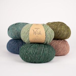 NEW Chunky blow yarn! DROPS Design WISH - 50% Baby Alpaca 33 pima cotton 17 Extra fine merino Light Weight knitting wool