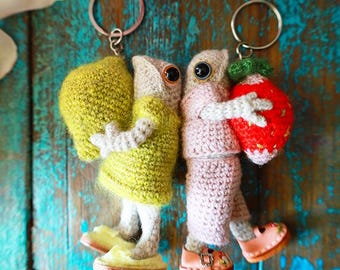 Virkad groda nyckelringskit: Peruansk Alpaca Amigurumi DIY - Claire Garland Design