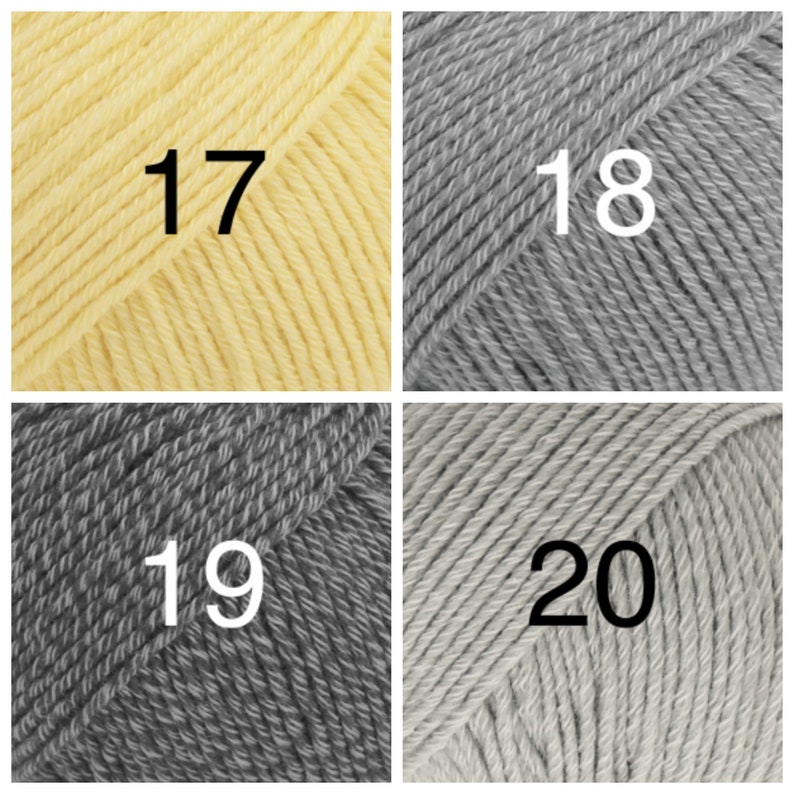 Cotton Merino yarn Garnstudio DROPS design DK Knitting wool Etsy