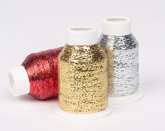 Glitter Metal Thread! Add some SPARKLE to your Knitting / Crochet! 10g for yarn crafts Christmas Festive Shimmer Metalic shine