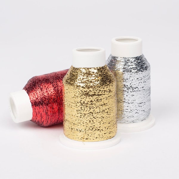 Glitter Metal Thread! Add some SPARKLE to your Knitting / Crochet! 10g for yarn crafts Christmas Festive Shimmer Metalic shine