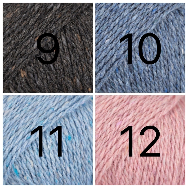 New Soft Tweed yarn Garnstudio DROPS design DK Knitting wool Extra Fine Merino wool Alpaca 50g zdjęcie 5