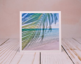 Anna Maria Island, Beach Photo, Photo Print, Photography Print, Double Exposure, Florida Photo, Tropical Print, Beach Wall Art, Palm Trees