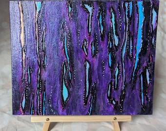Synesthetic Painting “Here Are My Scars” Original Acrylic Abstract - Music-Inspired Art  OOAK