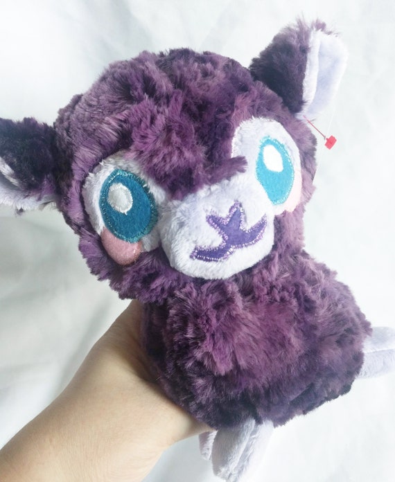 purple alpaca plush