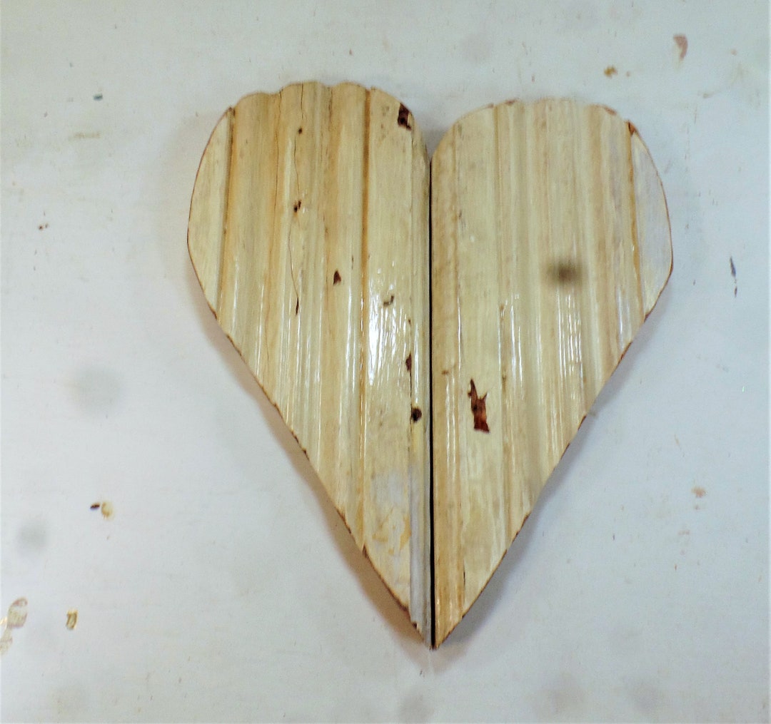 Reclaimed Wood Heart, Nursery Heart Decor, Wood Wall Heart, Sea Green
