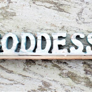 Goddess Sign,Boho Goddess Decor, Wiccan Sign, Altar Sign, Bohemian Decor, Pagan Decor, Wiccan Art Decor, Wicca Sign Pagan Home Decor