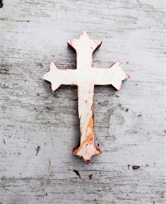 Cruz De Madera Rustica Pared Religiosa Decoracion De Madera Etsy