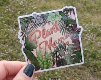 Plant Mama Vinyl Sticker