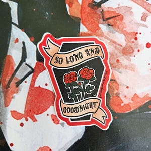 Helena MCR Inspired Matte Vinyl Sticker