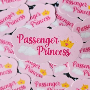 Passenger Princess Matte Vinyl Sticker