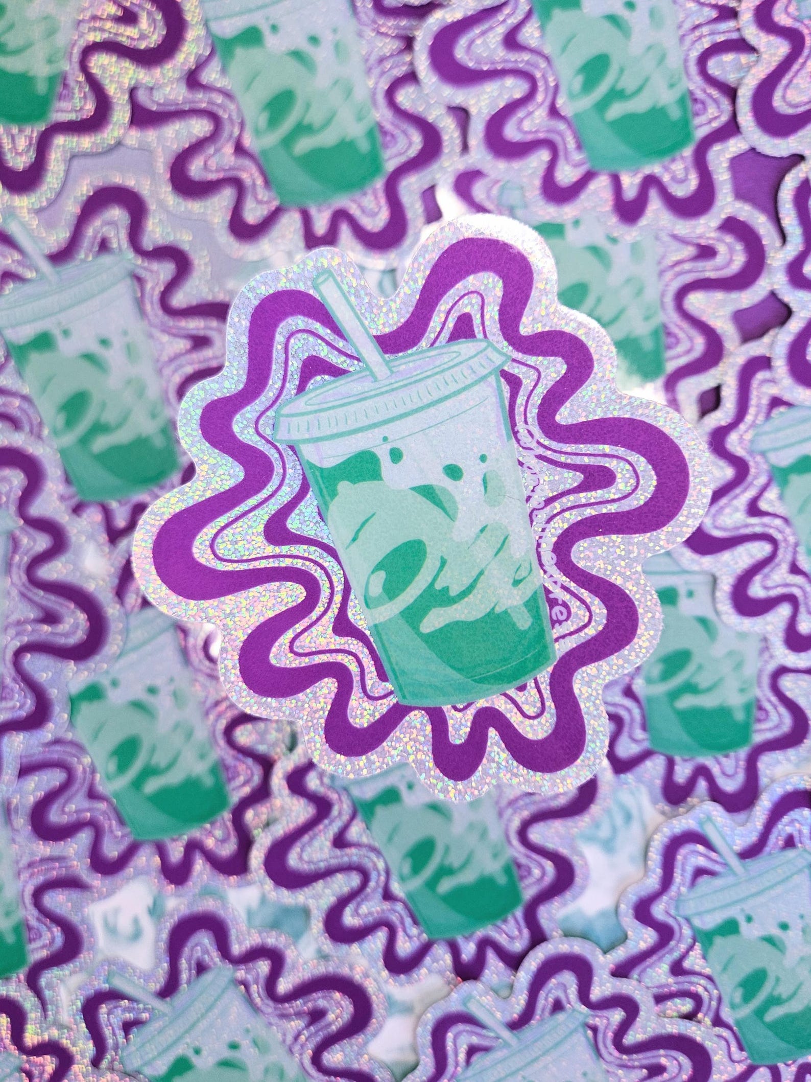 Baja Blast Glitter Vinyl Sticker - Etsy