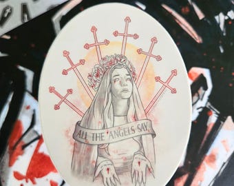 All the Angels Matte Vinyl Sticker