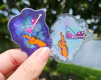 Adhesivo de vinilo mate esmerilado Monster Martini