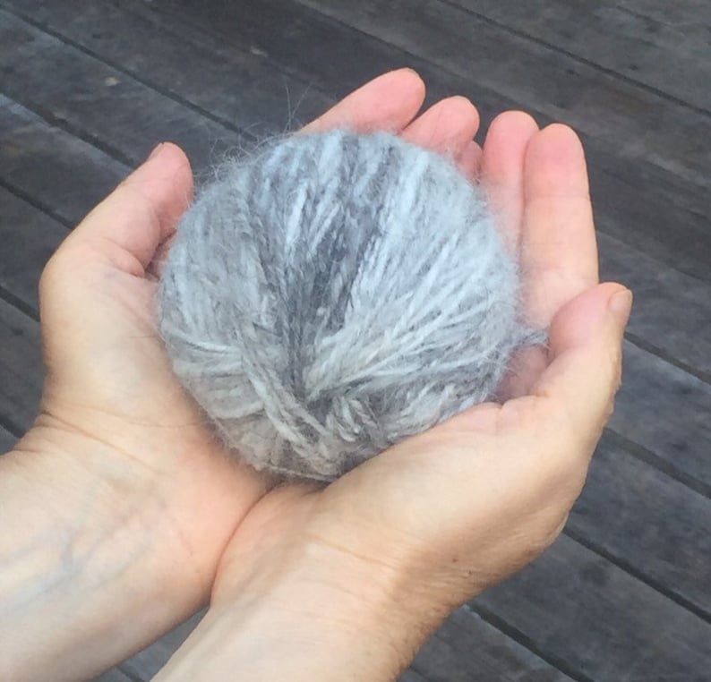 Yarn made with your dogs or cats hair Chiengora, dog or cat hair yarn, dog wool, pet dog cat keepsake. image 3