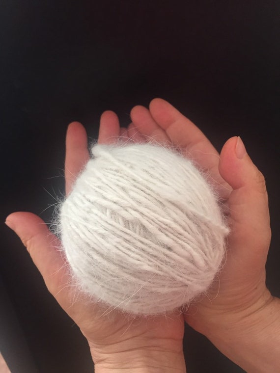 This is chiengora, the dog hair that is spun into yarn