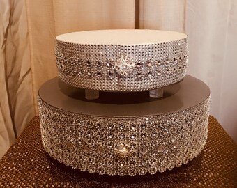 bling cake stand etsy