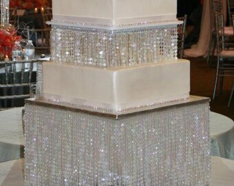 square cake stand etsy