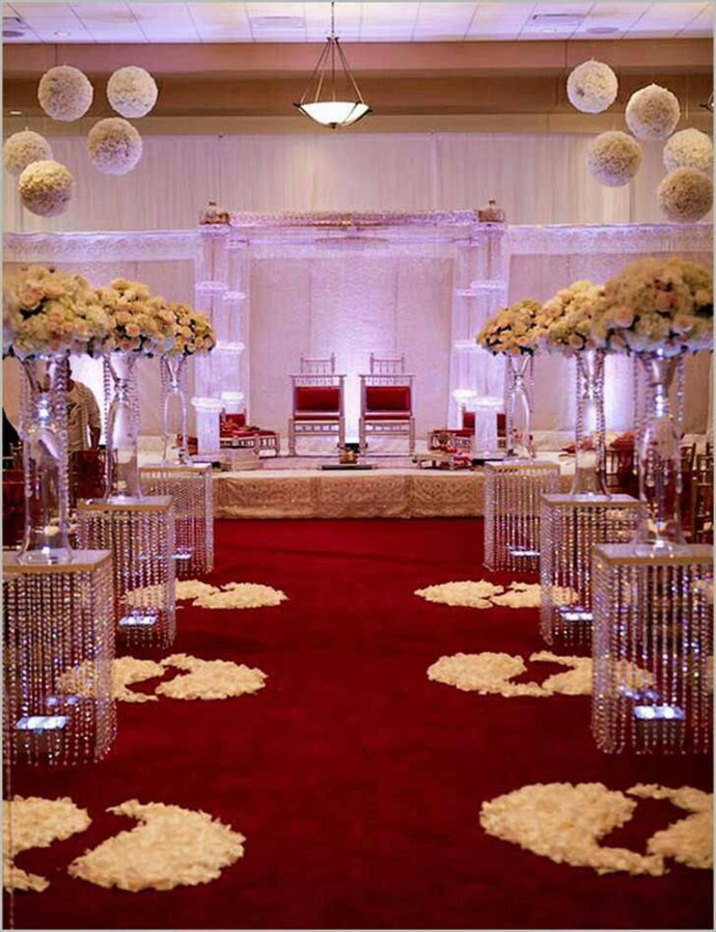 6 Set Chandelier Centerpiece For Wedding Wedding 2 Set Aisle Etsy