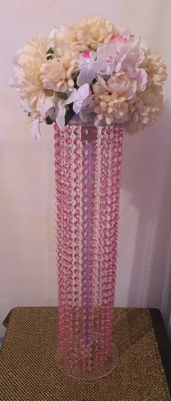 Chandelier Wedding Center Piece For Table Tabletop 50