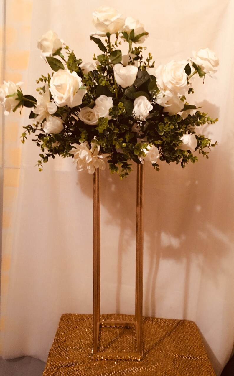 Stand De Fleurs De Mariage Centre De Table Pour La Table Etsy