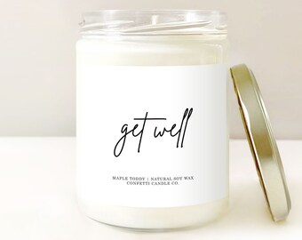 Get Well Handmade Vegan Soy Candle