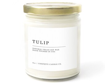 Tulip Soy Candle Gift