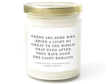 Sympathy Candle Gift With Message