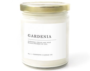 Gardenia Soy Candle Gift