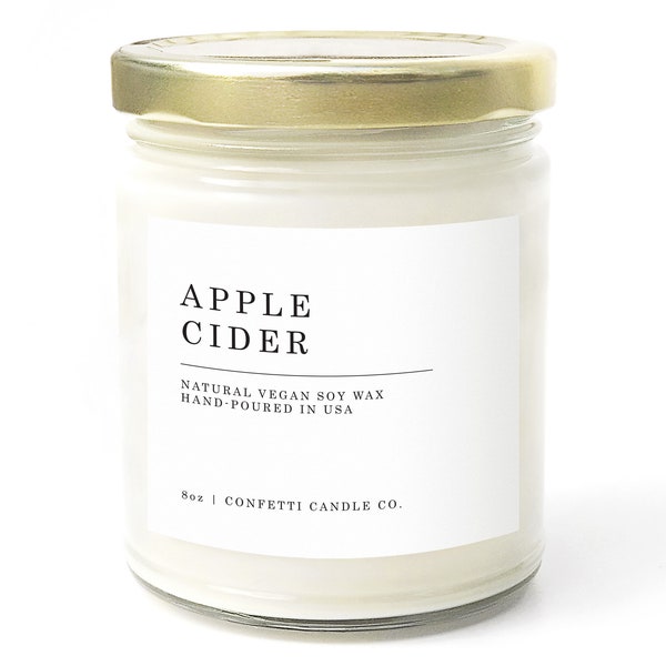 Apple Cider Soy Candle