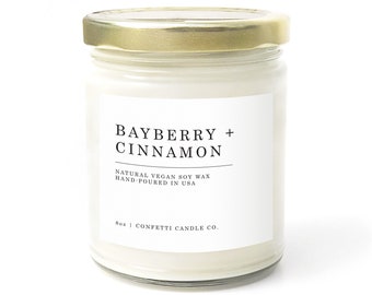 Bayberry + Cinnamon Soy Candle