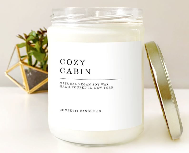 Cozy Cabin Vegan Soy Candle