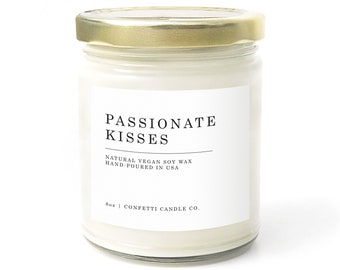 Passionate Kisses Soy Candle