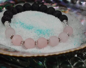 Rose Quartz Diffuser Bracelet