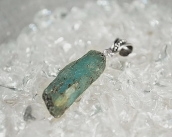 Raw Kyanite Pendant, Raw Mermaid Kyanite Pendant, Gifts Under 15 Dollars