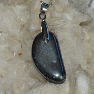 Hematite Necklace, Healing Hematite Necklace,  Grounding Stone Necklace, Root Chakra Healing Necklace, Healing Crystals