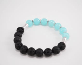 Blue Jade Diffuser Bracelet